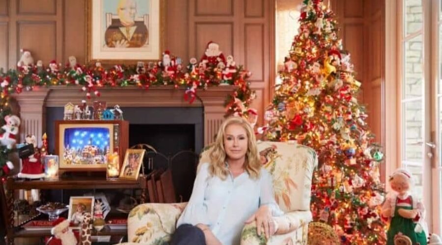 Step Inside Kathy Hilton’s Glittering House of Christmas