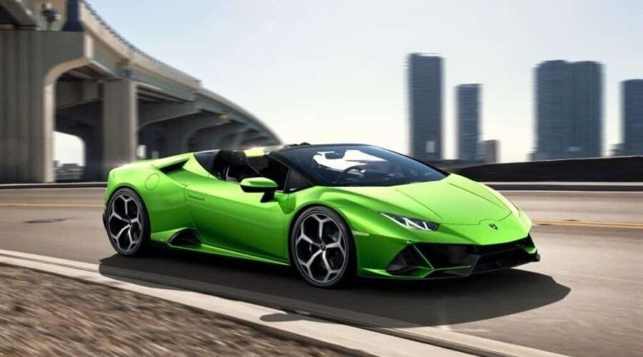 The Lamborghini 2020 Huracan Evo Spyder