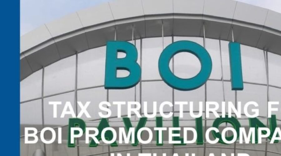 Tax structuring for BOI promoted companies